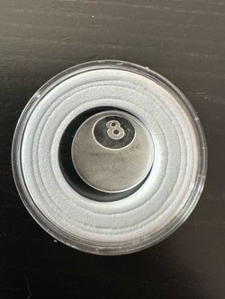 1g Silver 8 ball