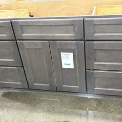 60" Single Wide Bathroom Vanities with 6 Drawers
