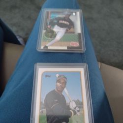 Great Value Baseball Barry Bonds Cards  Includes Marino Card. Ready For Grading.  Cash Porch Pickup Redmond.