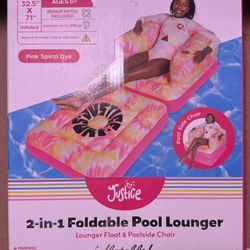 Justice 2 In 1 Foldable Pool Lounger 