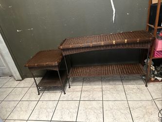 Wicker Rattan Tables