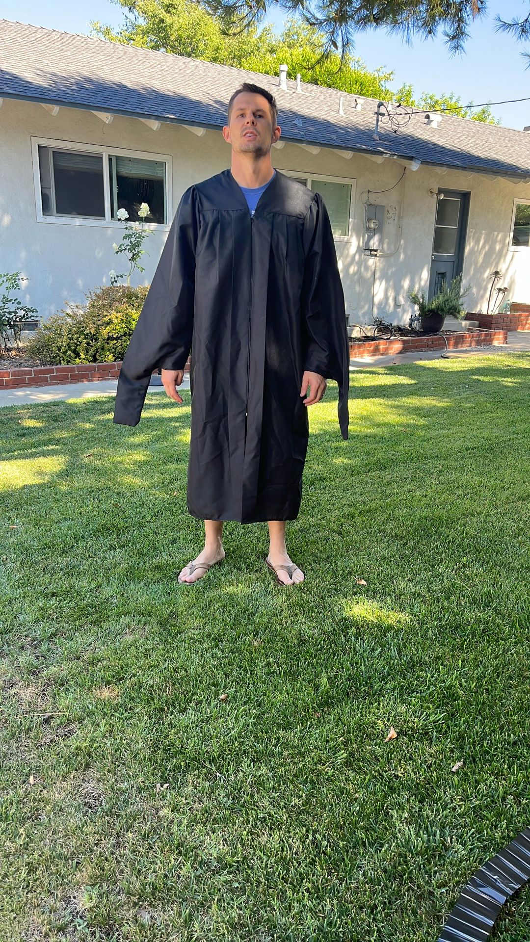 Jostens Master Black Graduation Gown & Cap