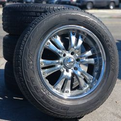 20” Chevy Silverado GMC Sierra Wheels & Tires Tahoe Yukon Escalade Suburban Rines Y
