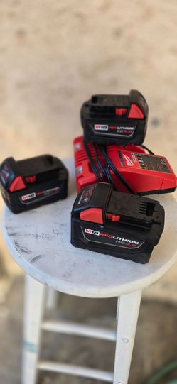 NEW.....MILWAUKEE M18 BATTERIES & CHARGER
