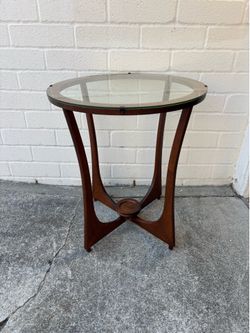 Danish Mid-Century Modern Atomic Side Table