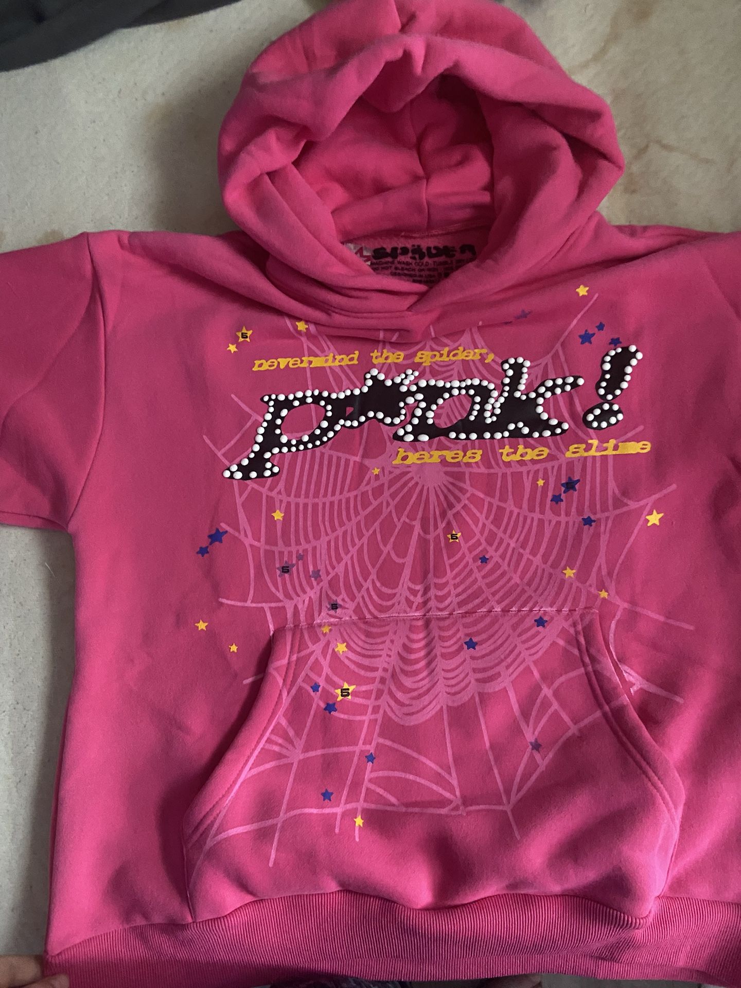 Spider hoodie size medium real with tags