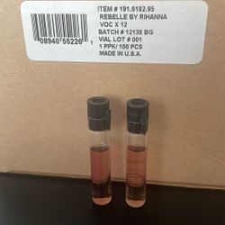 Rebelle by Rihanna Perfume Sample Vials (100 units)