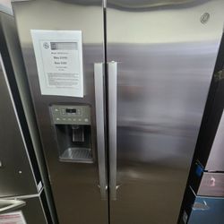 25.3 cu. ft. Side by Side Refrigerator in Fingerprint Resistant stainless Steel Standard Depth