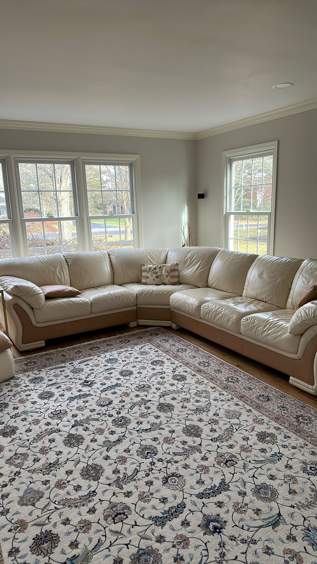 Natuzzi 3 Piece Leather Sofa