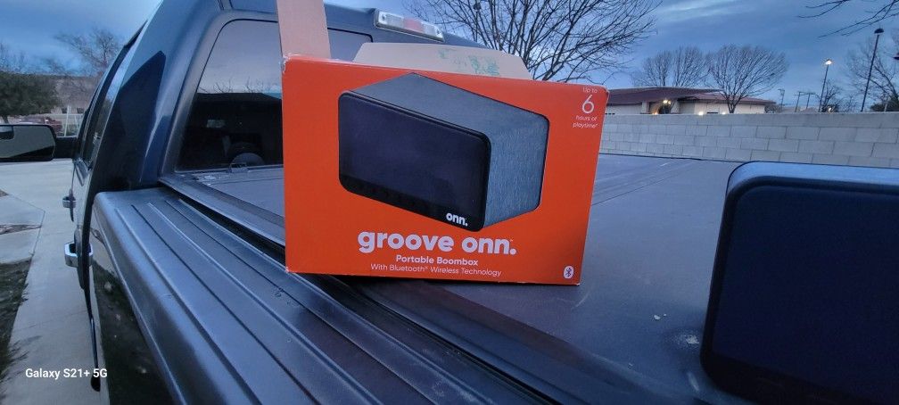 Groove Onn Portable Boombox & Bluetooth Speaker