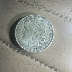 1892 Morgan Silver Dollar 