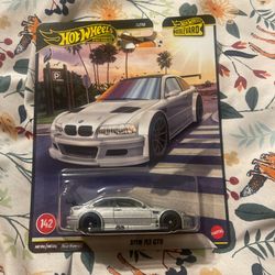 Hot Wheels BMW M3 GTR 1:64 scale diecast car 