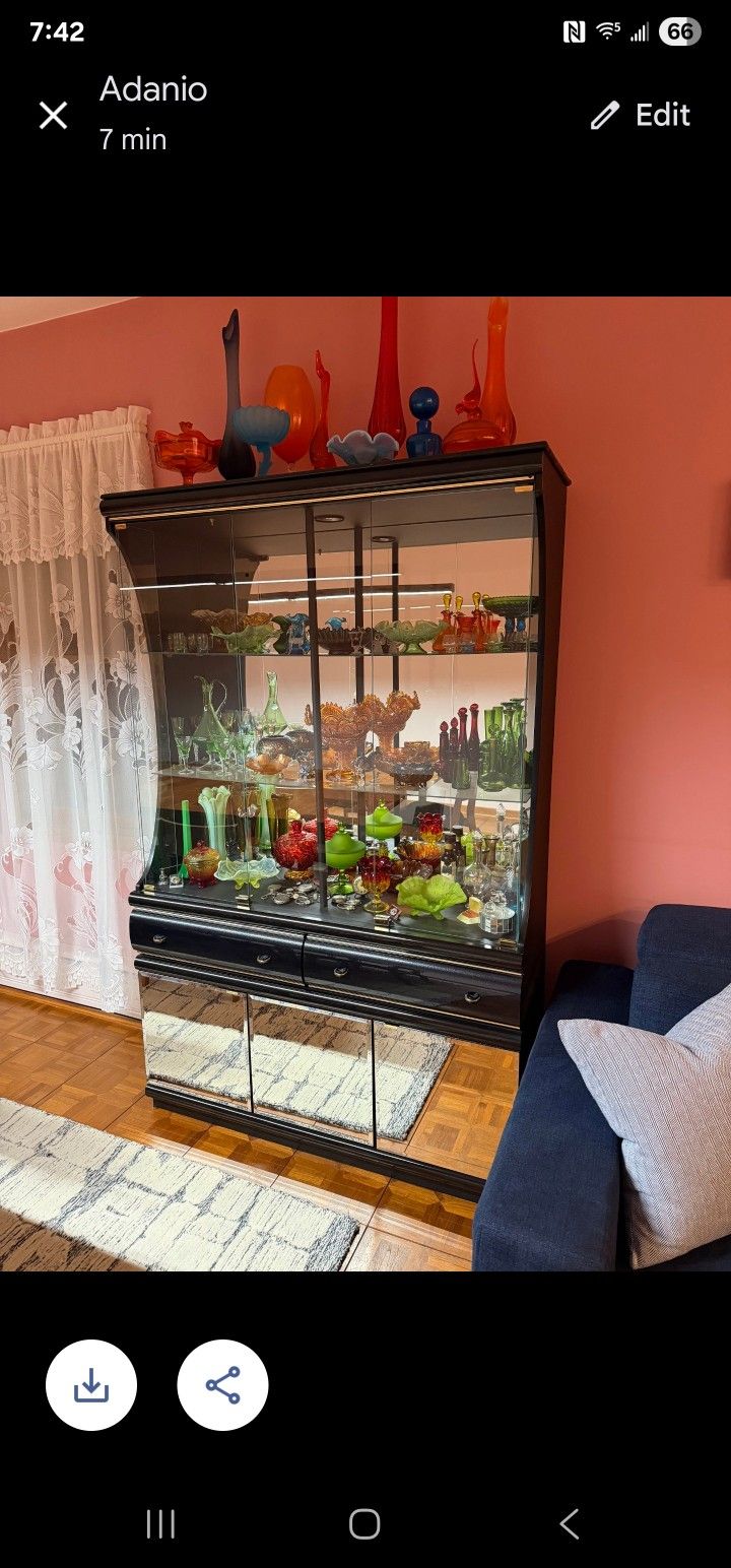 Glass/ Mirror Gabinet