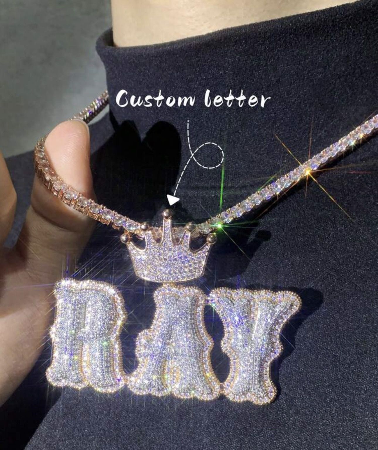 Custom Name Chain (gold Or Silver)