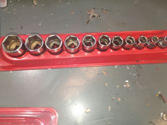 snap-on 3/8 socket set.