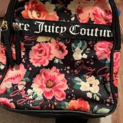 Woman's Juicy Couture Pink Flower Backpack 15$