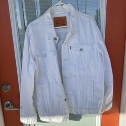 Mens Extra Large White Levi Jacket