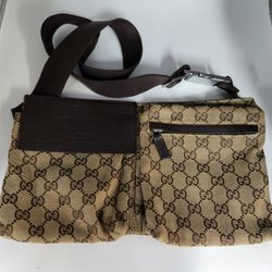 GUCCI GG Waist Pouch shoulder Bumbag Belt Bag Fanny Pack Vintage