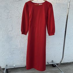 Boden Josephine Red Ponte Dress