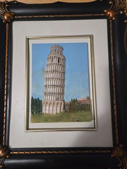 Leaning Tower of Pisa Framed Artwork