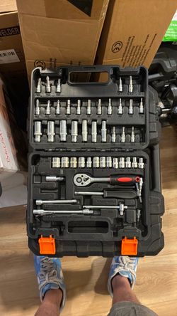 Socket and Bit Set with Carrying Case