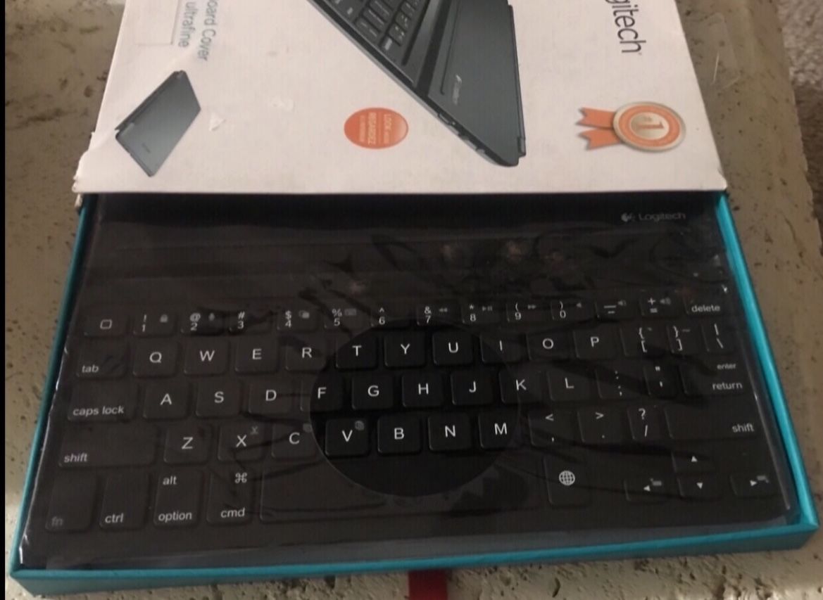 New Logitech ultrathin keyboard cover