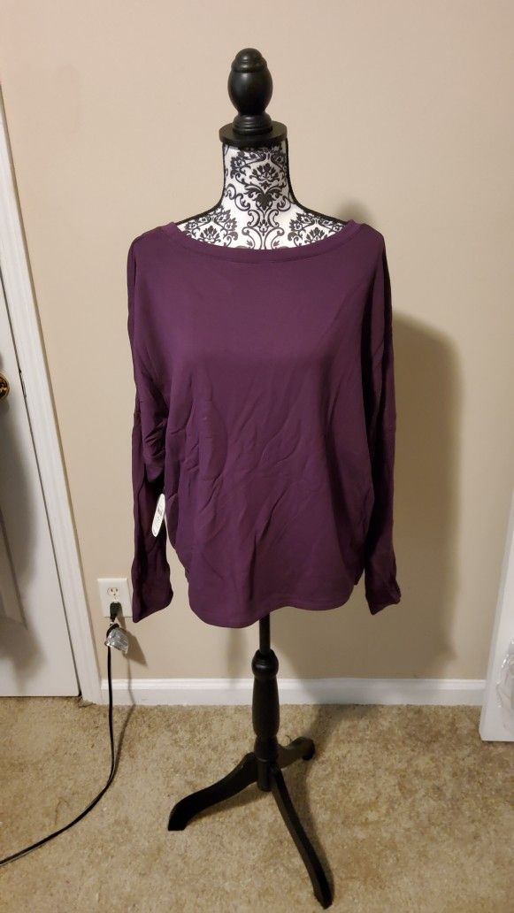 Secret Treasures Lounge Fleece Top Size 2x