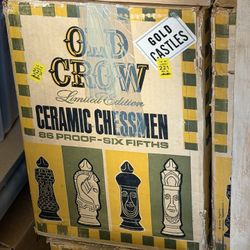 Old Crow Whiskey Decanters