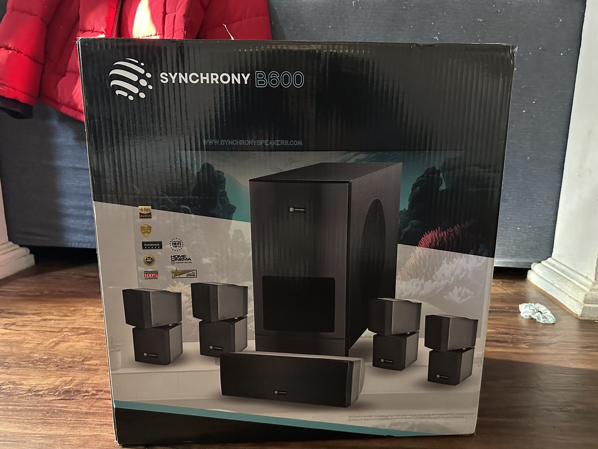 Synchrony B600 Home Theater Speakers+Subwoofer