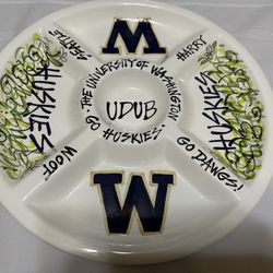 Washington Huskies Serving Platter 