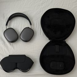 Airpod Max Space Grey + Case AUTHENTIC