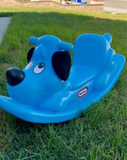 Little Tikes Rockin Puppy Blue