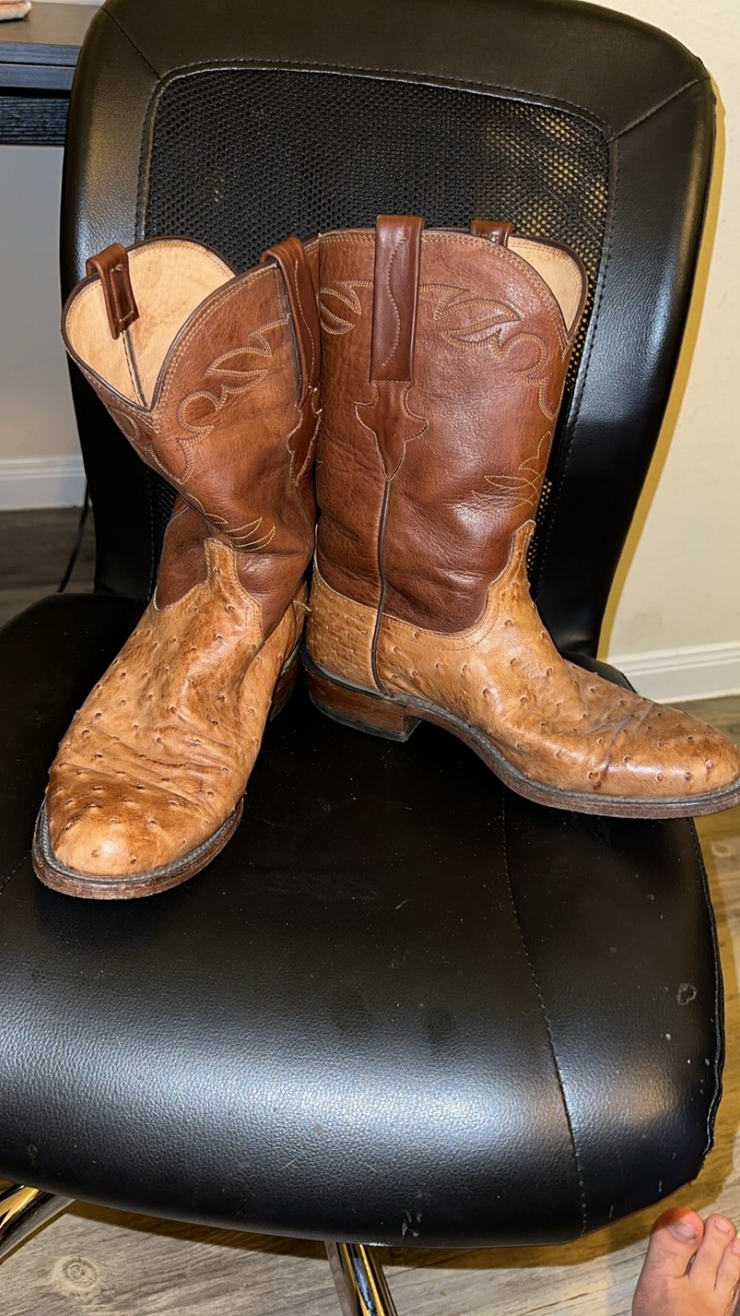 Lucchese Ostrich Boots