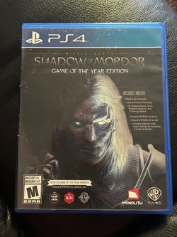 Shadow of Mordor PS4