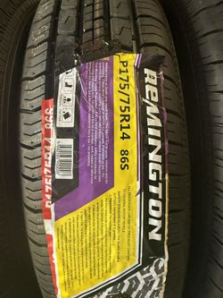 New 175 75 14 WHITE WALL REMINGTON $110 per Tire 