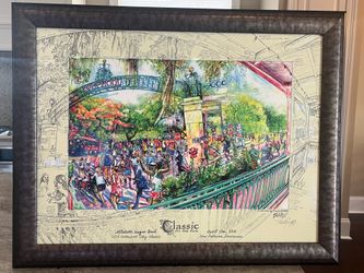 2014 Crescent city classic poster signed and dated