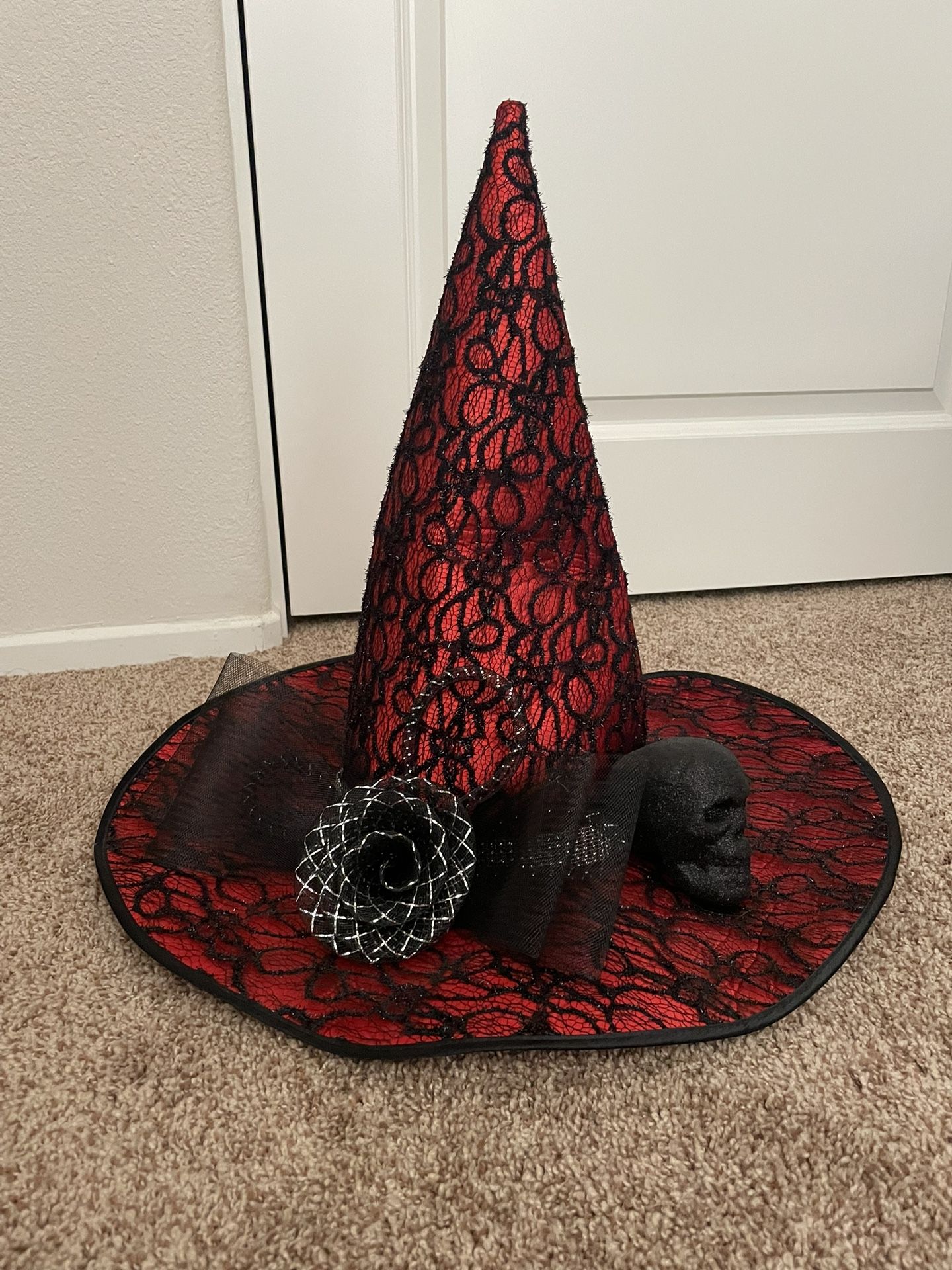Witches Hat Red And Black