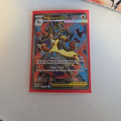 Mega Lucario ex Pokémon Card