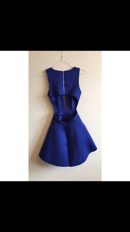 Blue dress