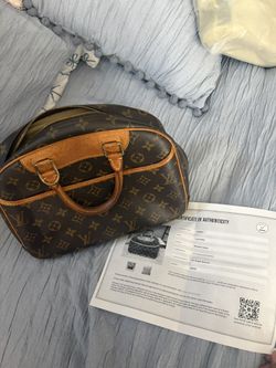 Authentic Louis Vuitton Monogram Trouville Handbag