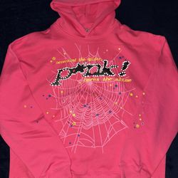 Pink Sp5der Hoodie (L)