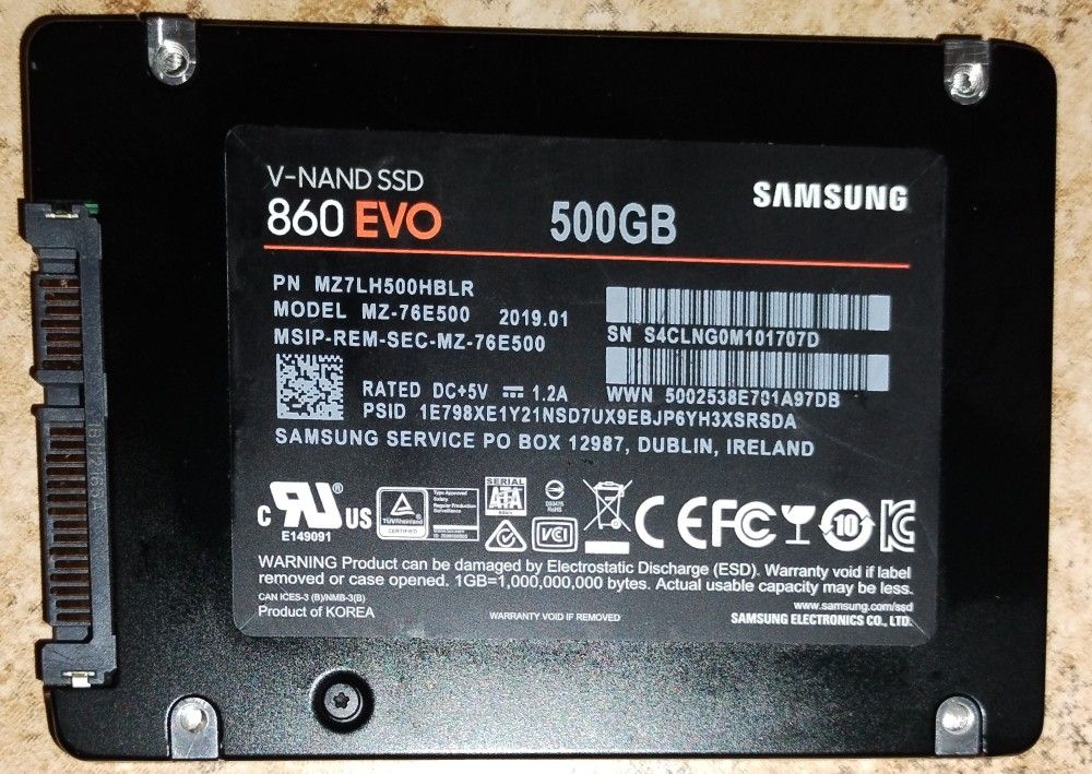 500GB SSD