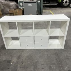 White IKEA Style Entertainment Center