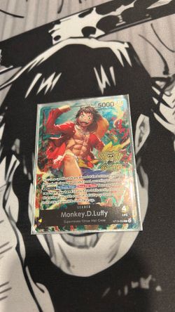 One piece tcg monkey d luffy alt leader card