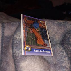 Nolan Ryan Baseball Card The Cowboy 