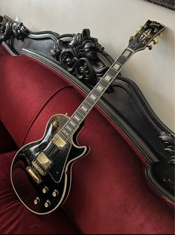 Ebony Les Paul Custom MIJ replica - 1957 style