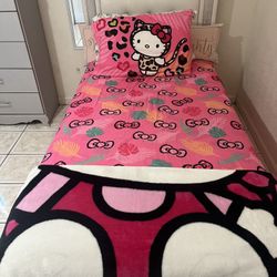 Twin Bed With Mattress 