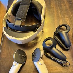 Meta Quest 3s with accessories