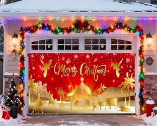 New Sacred Nativity Scene Christmas garage door cover or wall display