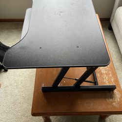 Coffee Table + Adjustable Desk Stand